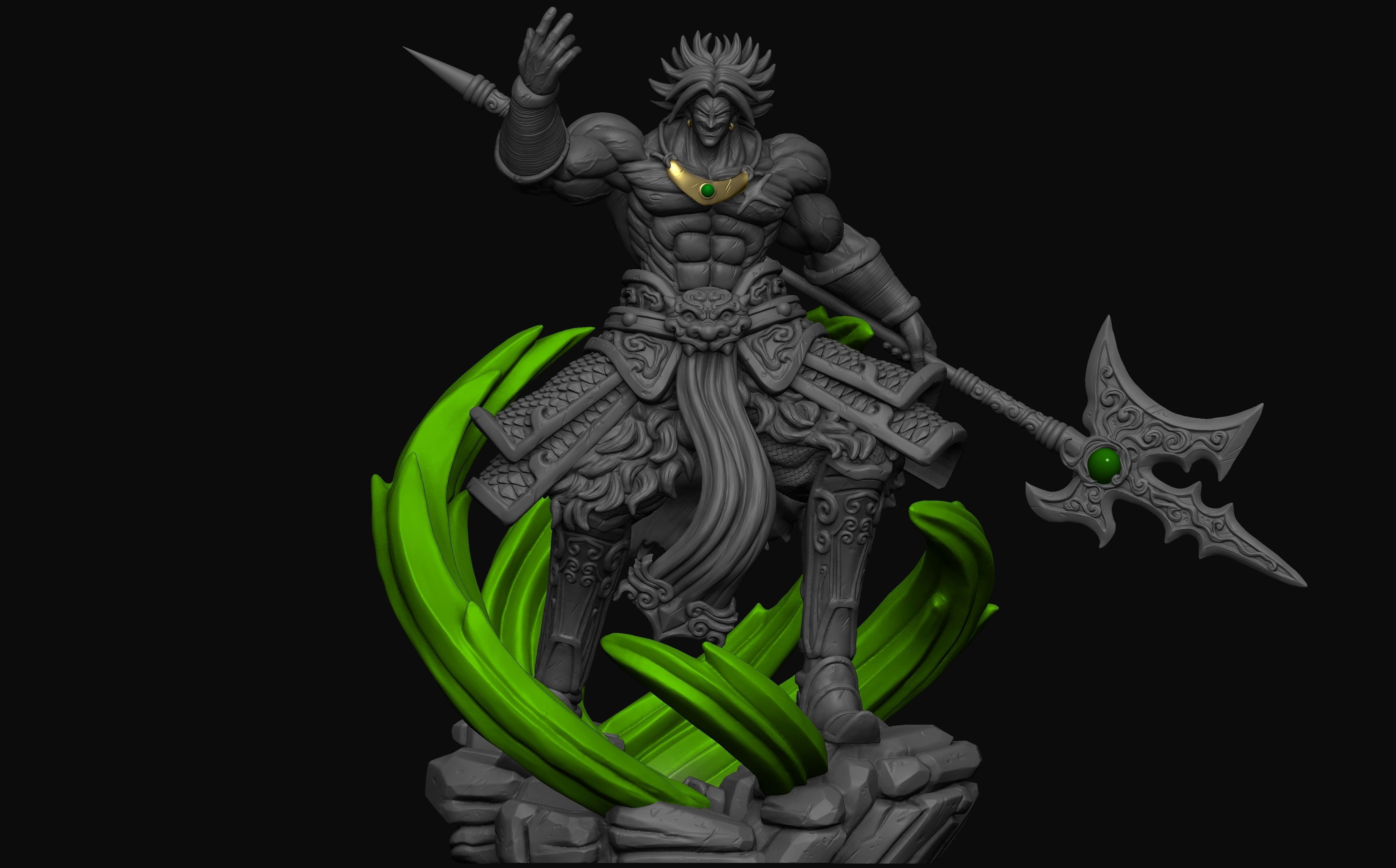 BROLY model for 3d printing 3D print model_13