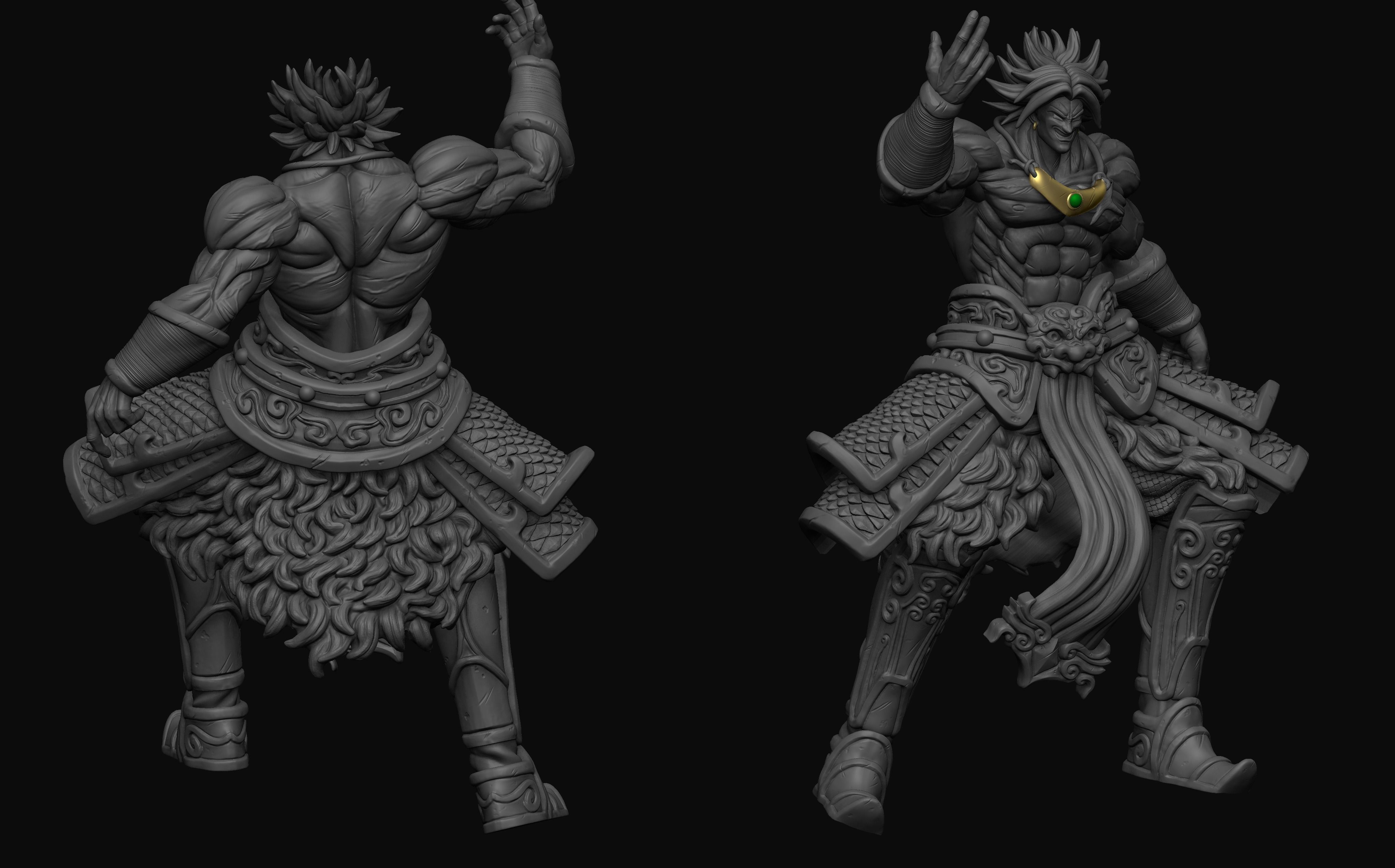 BROLY model for 3d printing 3D print model_11