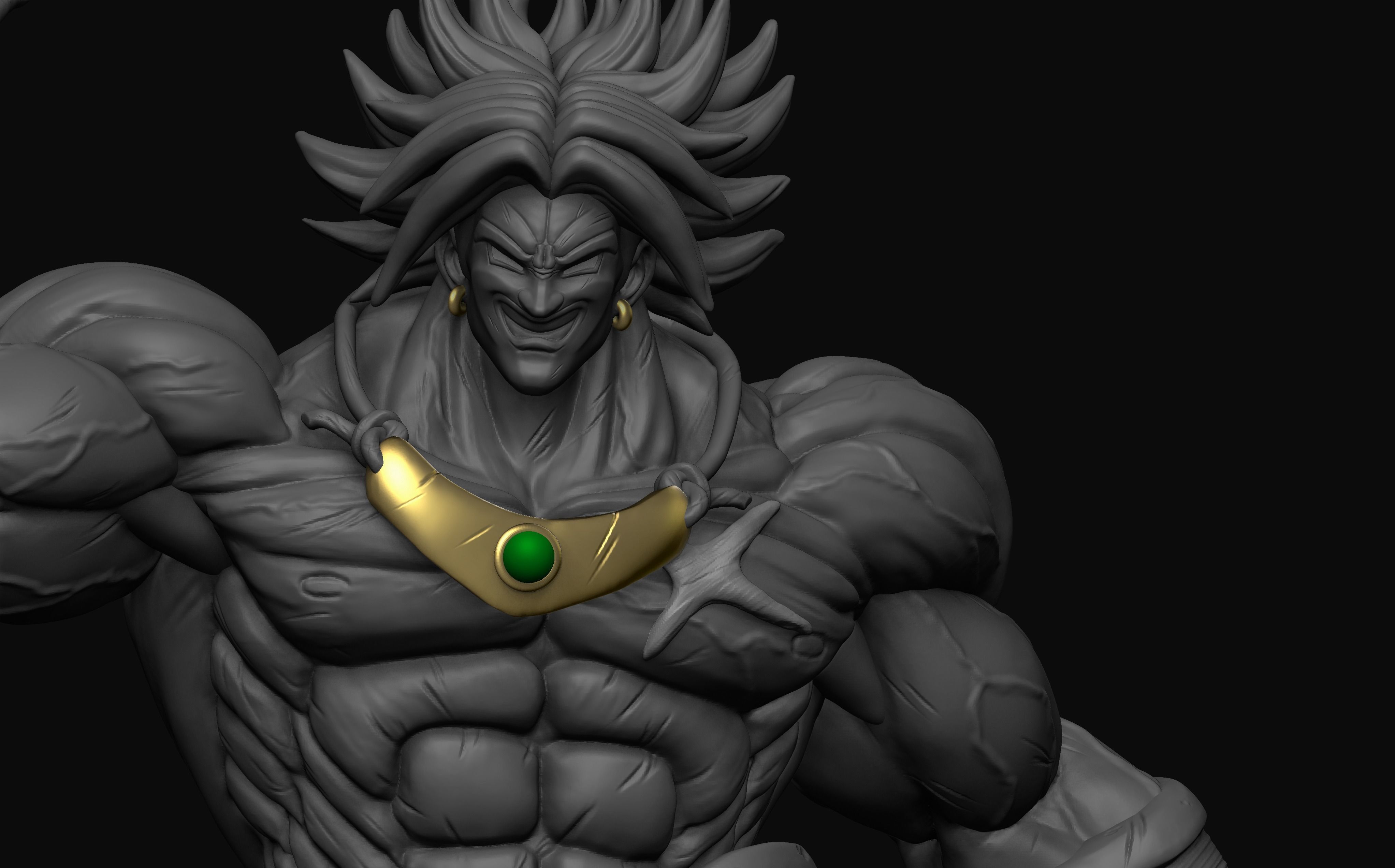 BROLY model for 3d printing 3D print model_3