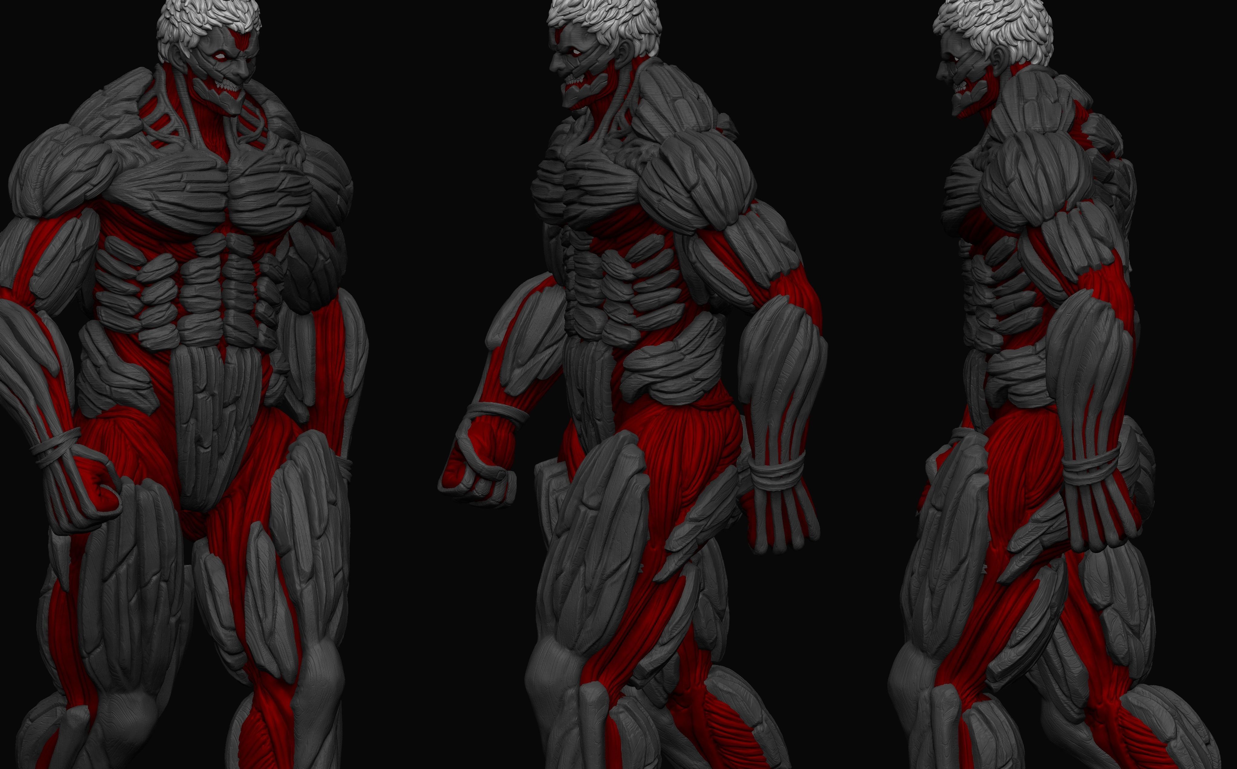 Armored Titan Reiner Braun model for 3d printing 3D print model_5