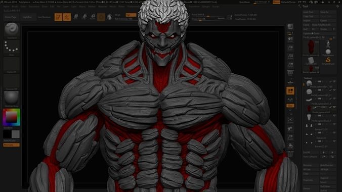 Armored Titan Reiner Braun model for 3d printing 3D print model