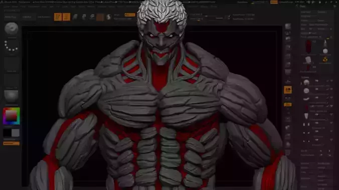 Armored Titan Reiner Braun model for 3d printing 3D print model