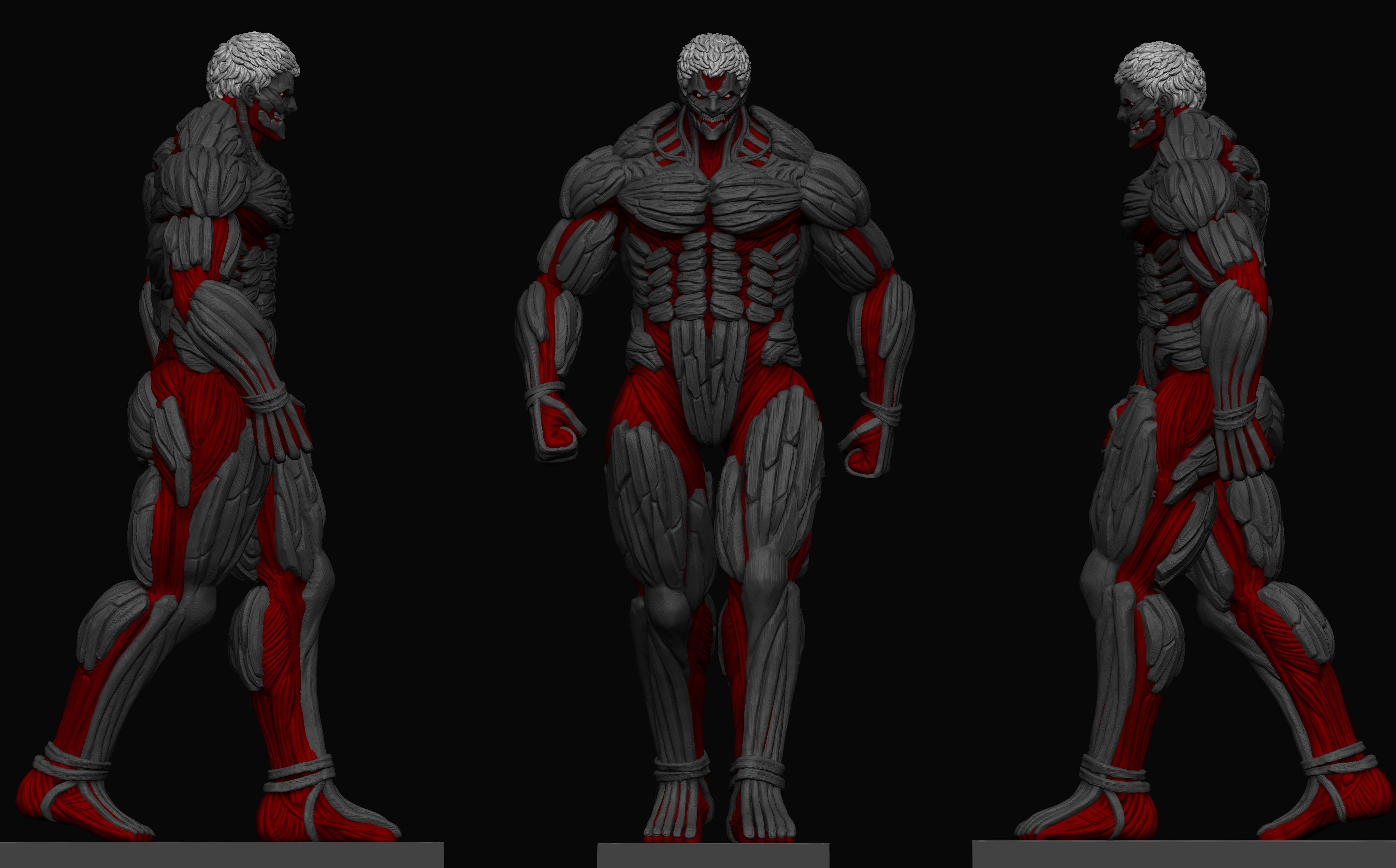 Armored Titan Reiner Braun model for 3d printing 3D print model_6