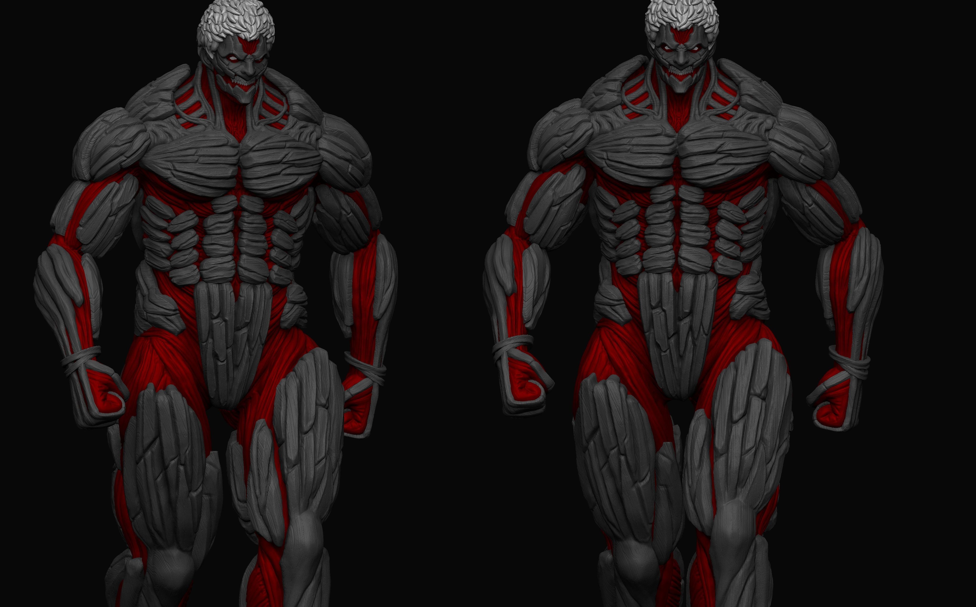 Armored Titan Reiner Braun model for 3d printing 3D print model_3