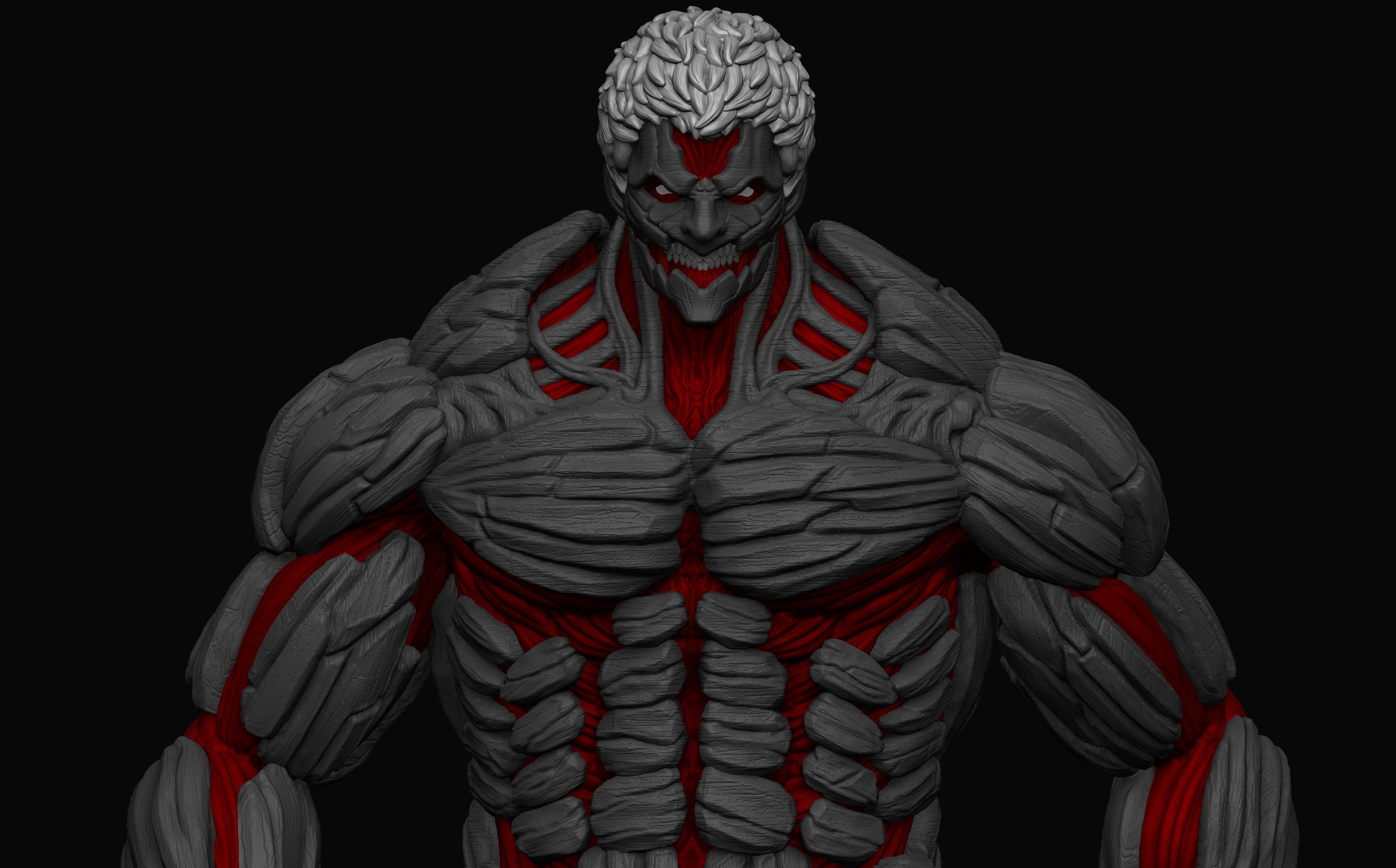 Armored Titan Reiner Braun model for 3d printing 3D print model_2