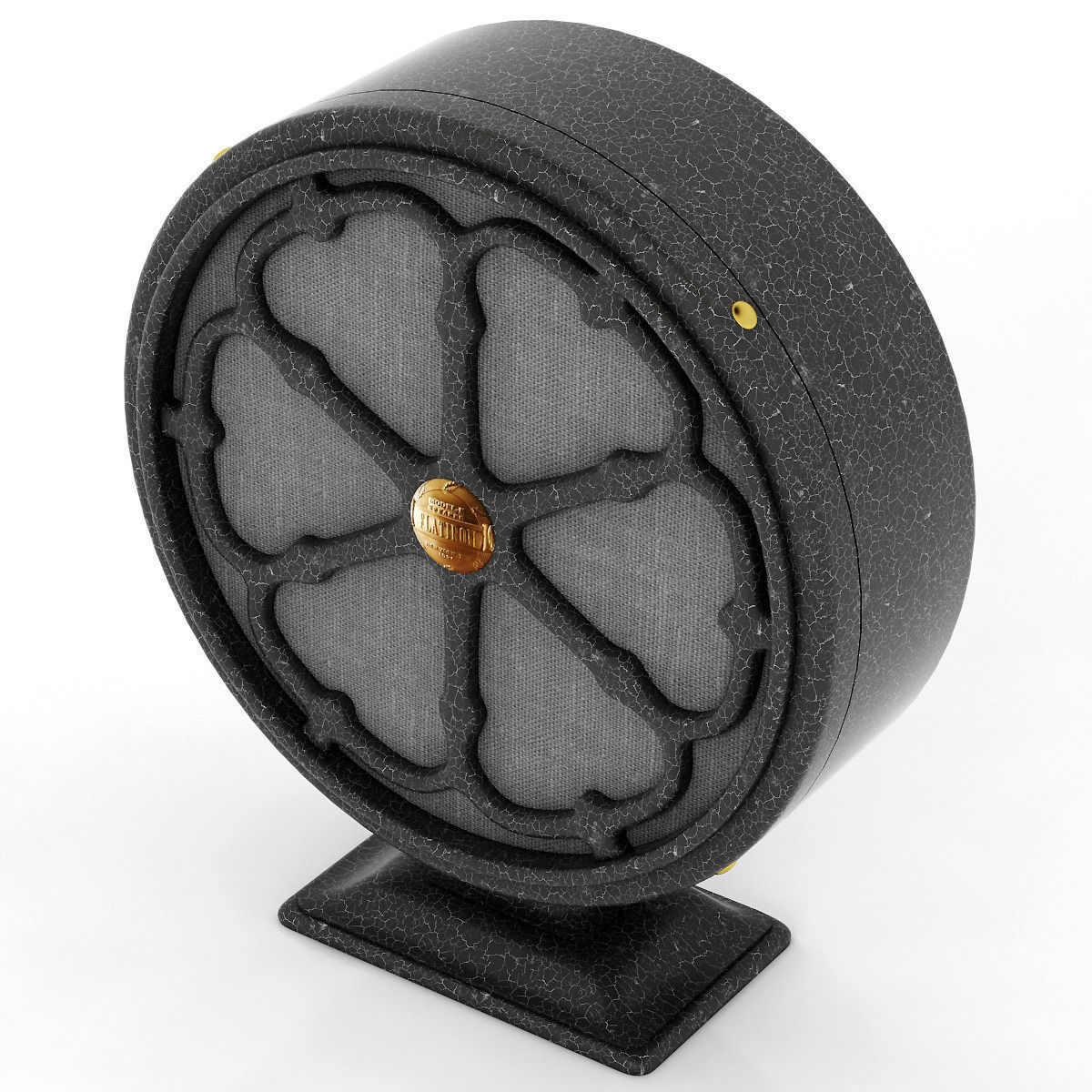 Restoration Hardware Vintage Speaker 3D model_2