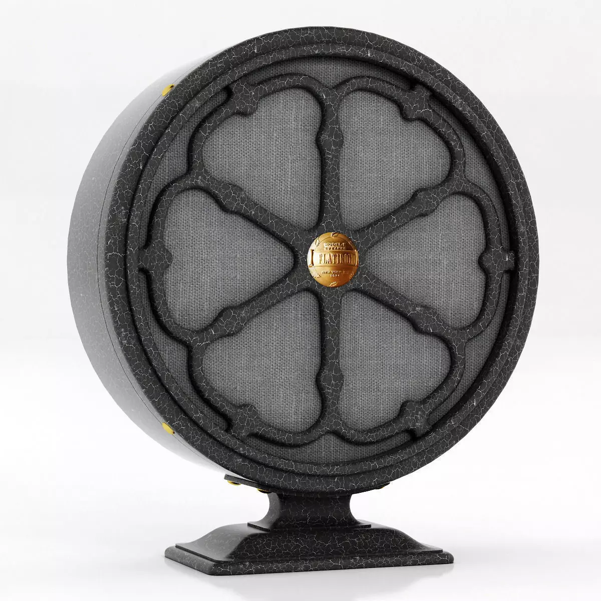 Restoration Hardware Vintage Speaker 3D model_0