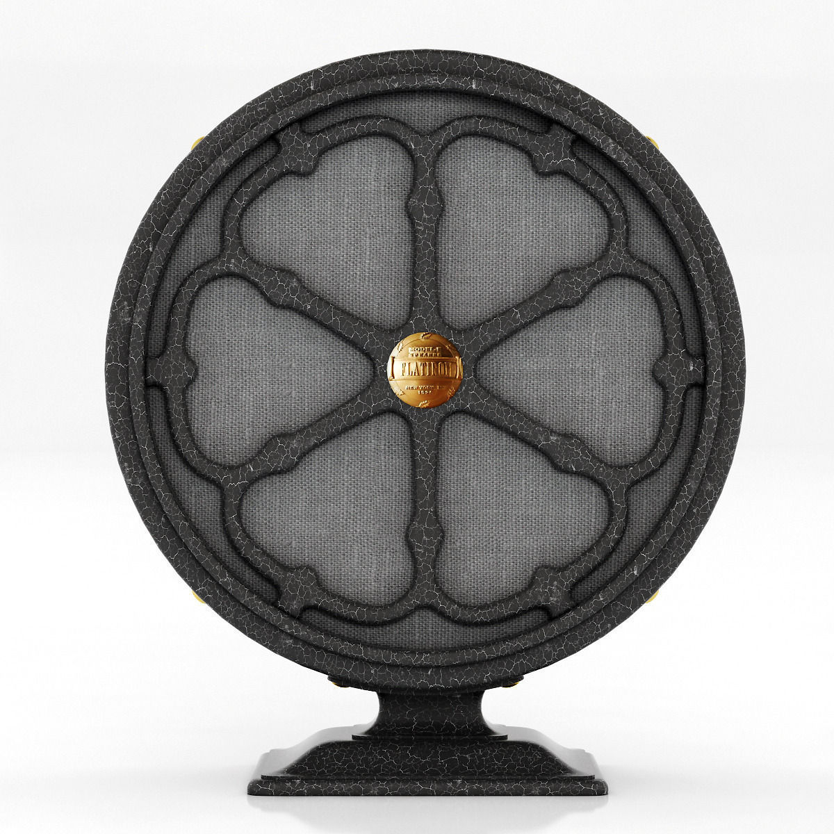 Restoration Hardware Vintage Speaker 3D model_1