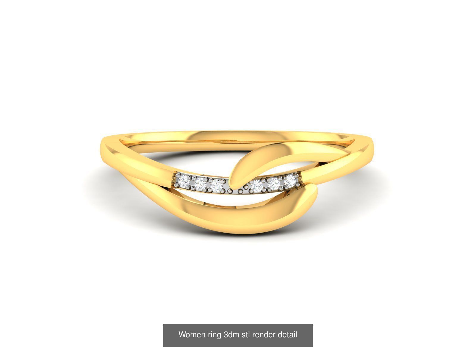 76 Light wt Bands Rings 3dm stl redders details 3D Model Collection_16