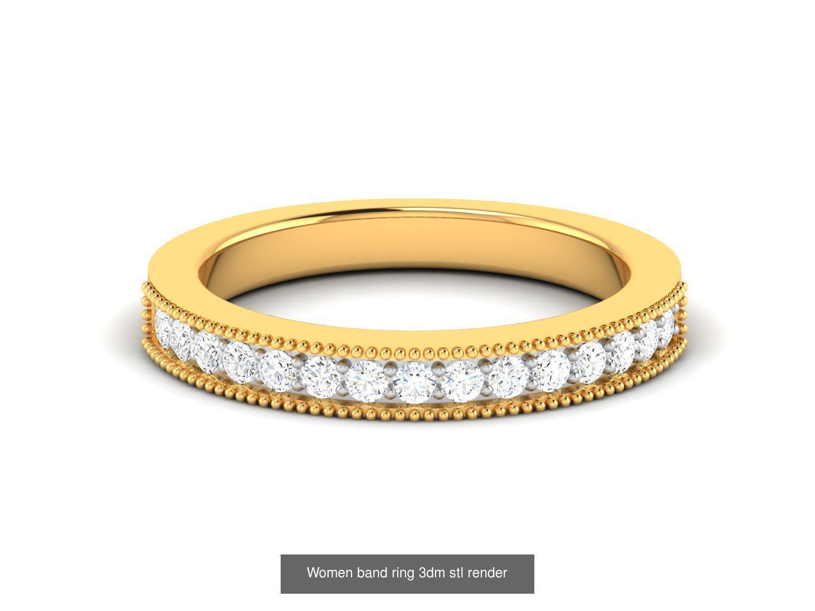 76 Light wt Bands Rings 3dm stl redders details 3D Model Collection_63