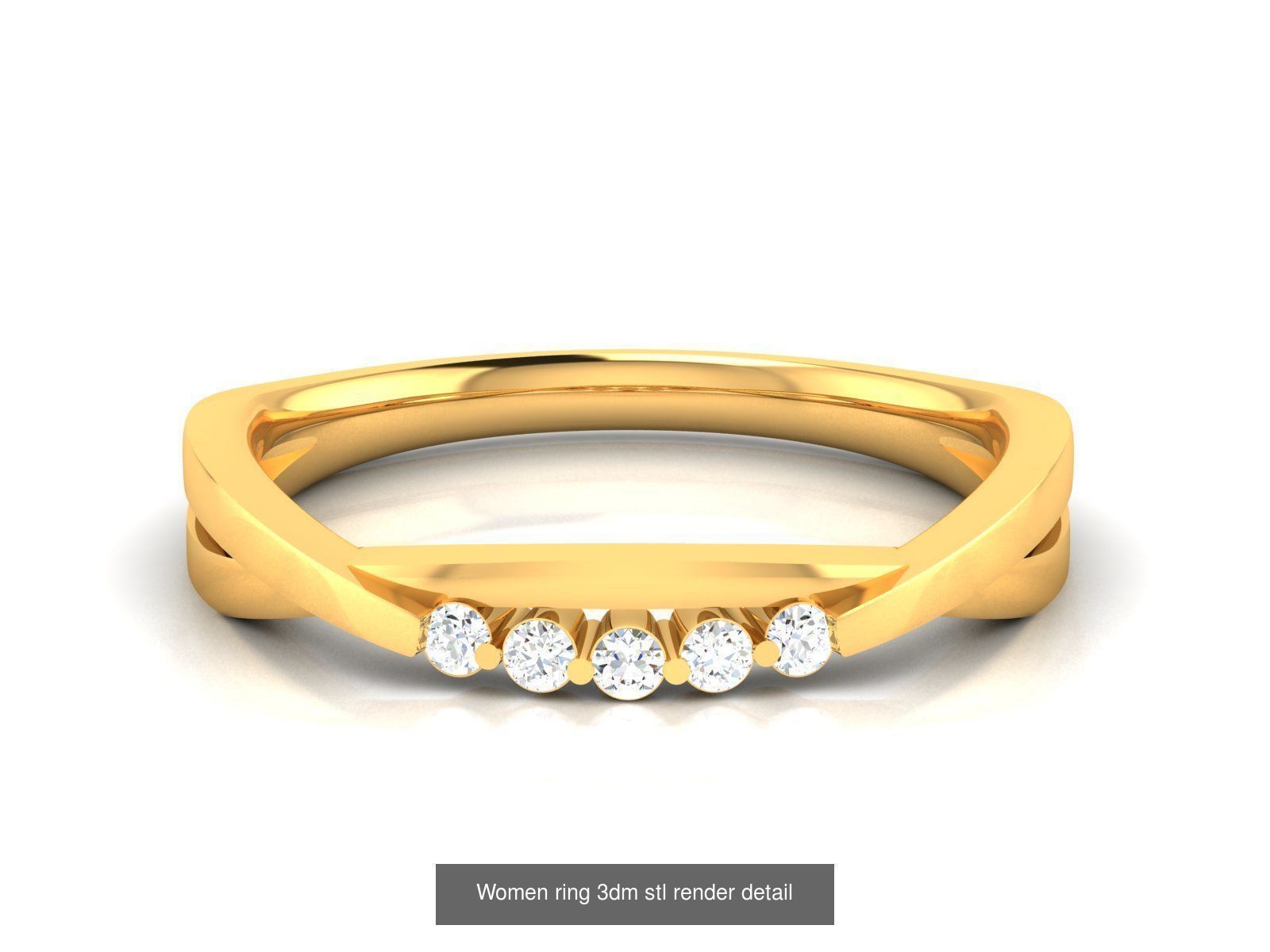 76 Light wt Bands Rings 3dm stl redders details 3D Model Collection_80