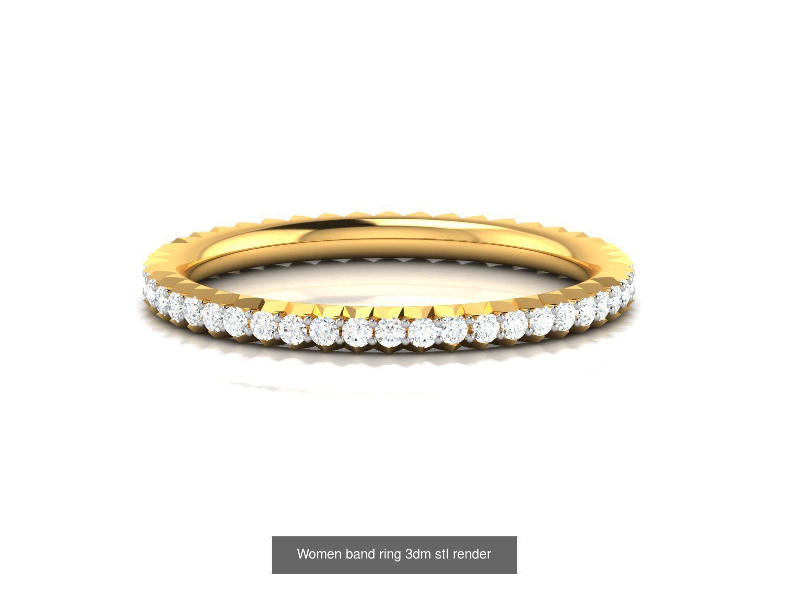 76 Light wt Bands Rings 3dm stl redders details 3D Model Collection_78