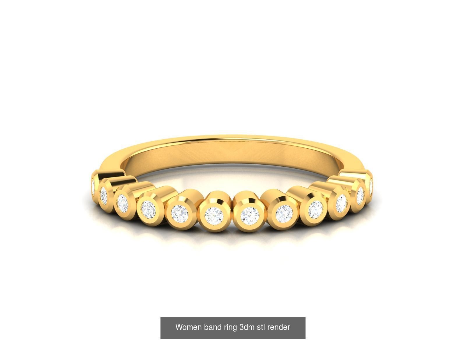 76 Light wt Bands Rings 3dm stl redders details 3D Model Collection_84