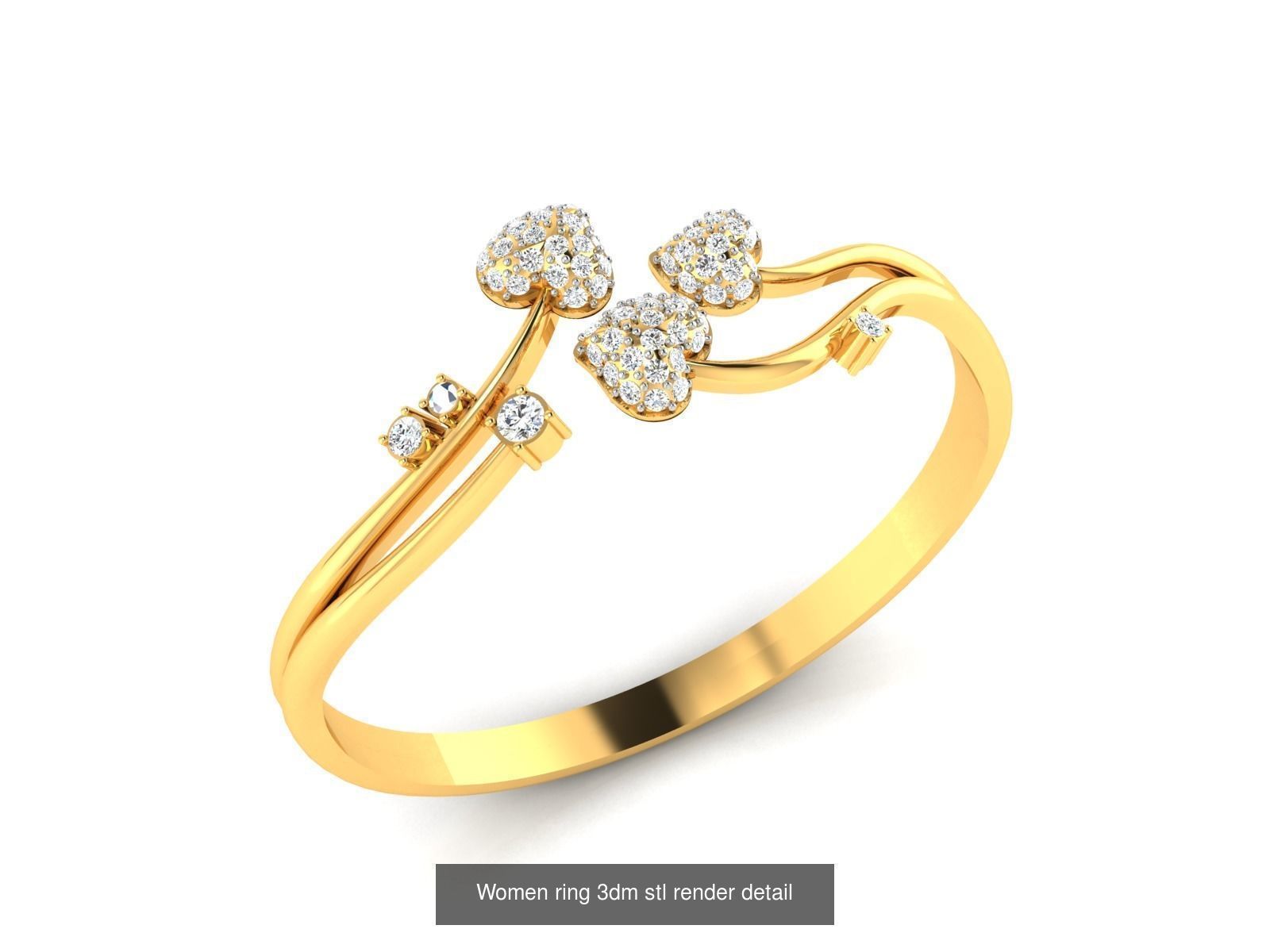 76 Light wt Bands Rings 3dm stl redders details 3D Model Collection_79