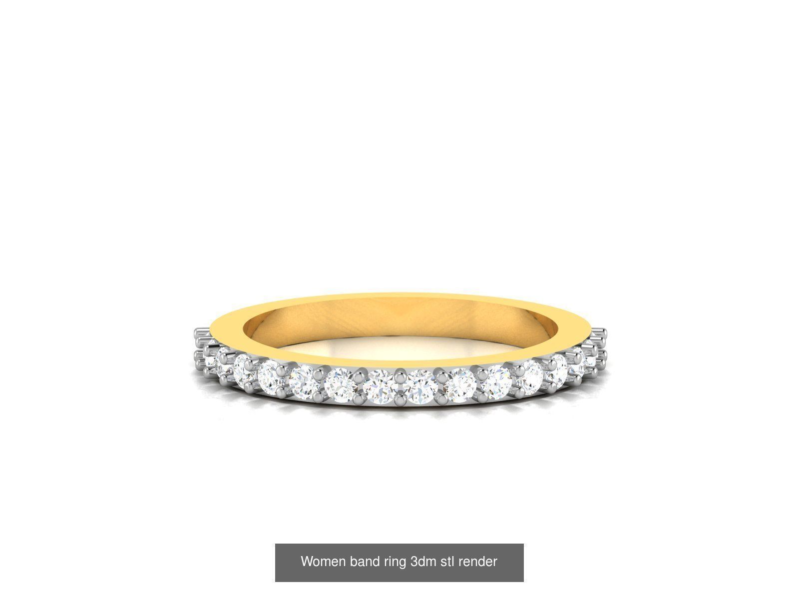 76 Light wt Bands Rings 3dm stl redders details 3D Model Collection_56