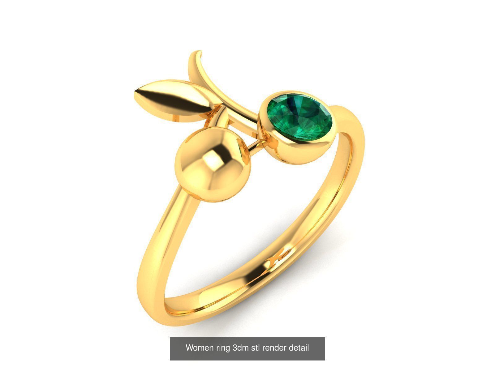 76 Light wt Bands Rings 3dm stl redders details 3D Model Collection_75