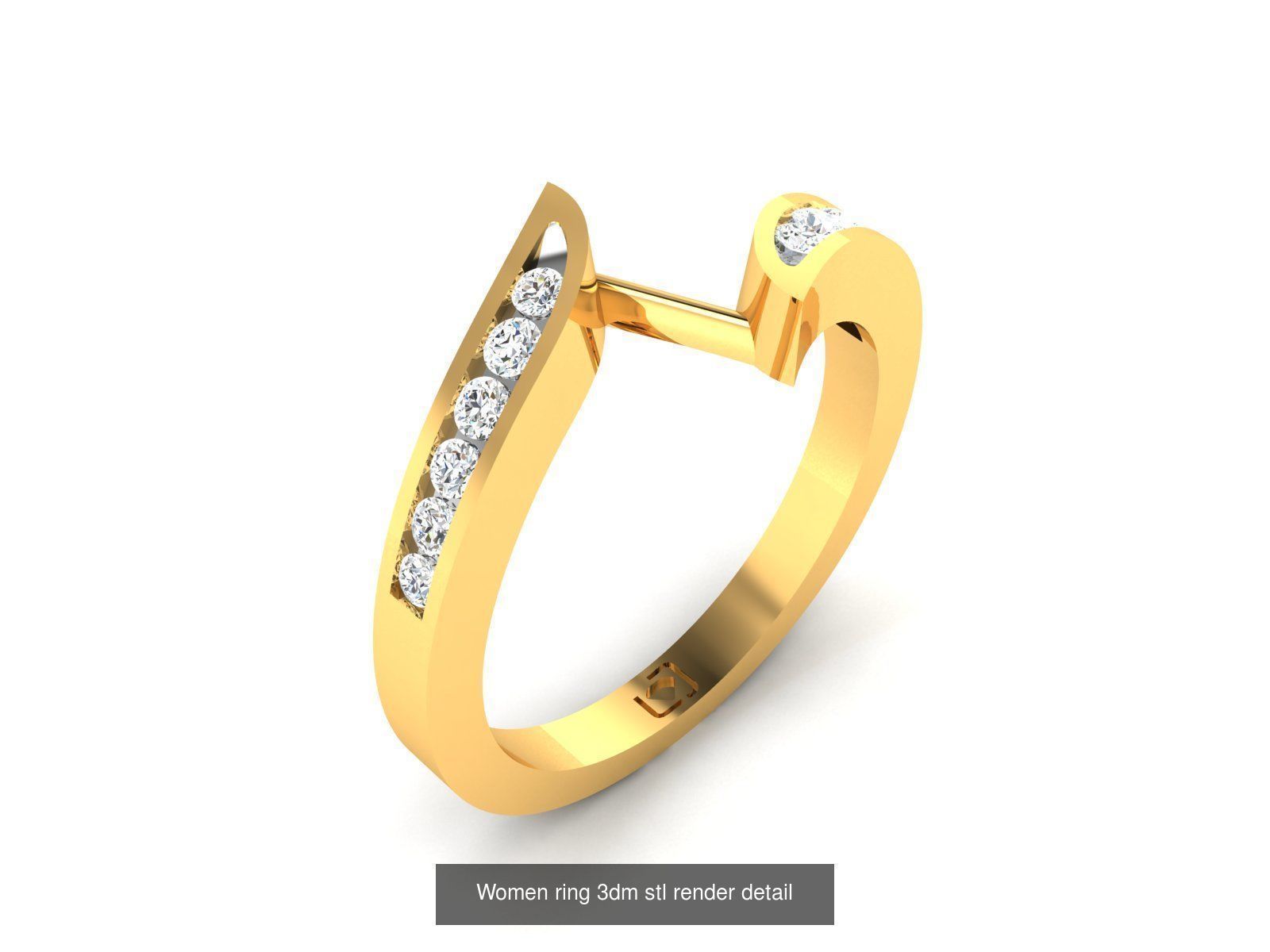 76 Light wt Bands Rings 3dm stl redders details 3D Model Collection_12