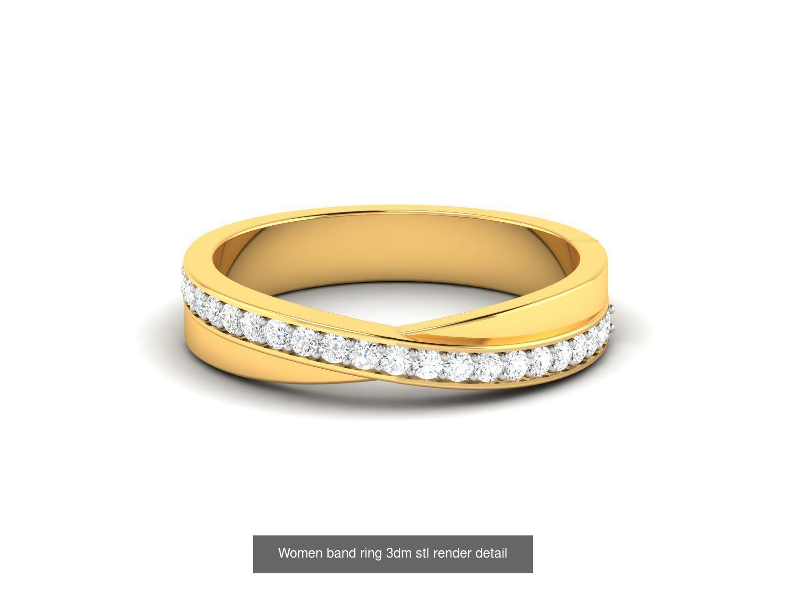 76 Light wt Bands Rings 3dm stl redders details 3D Model Collection_32
