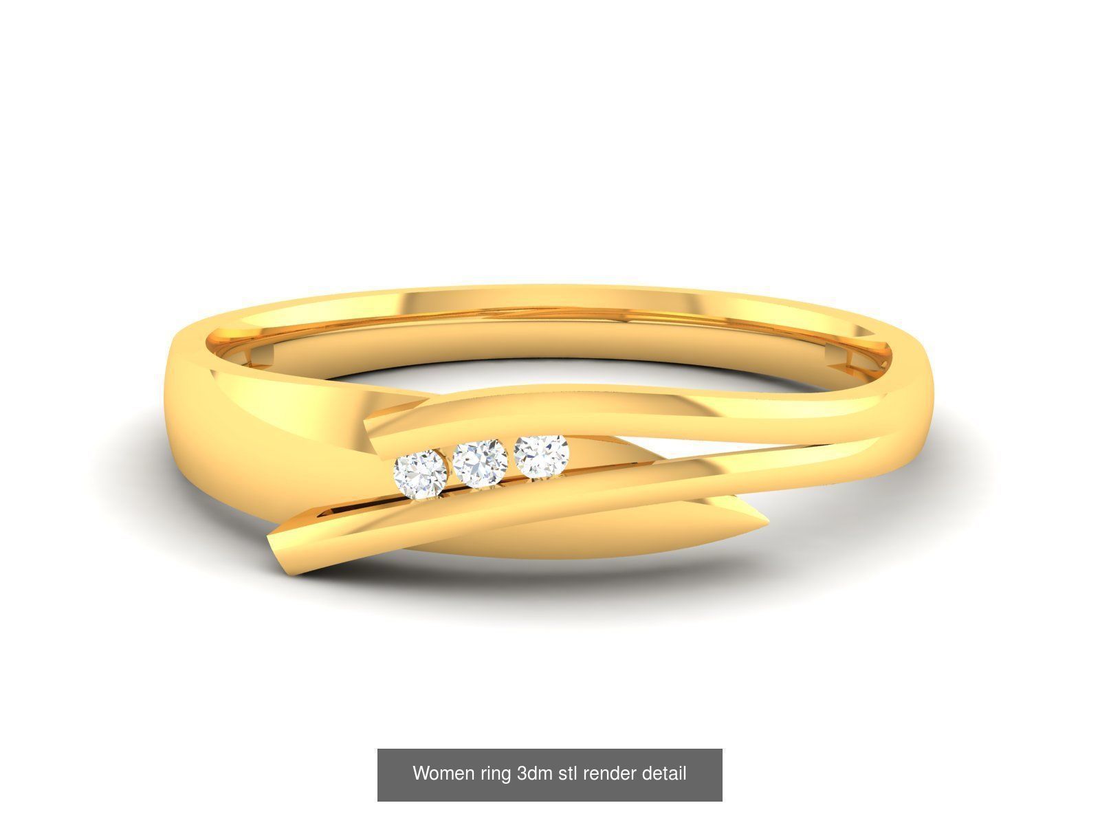 76 Light wt Bands Rings 3dm stl redders details 3D Model Collection_47