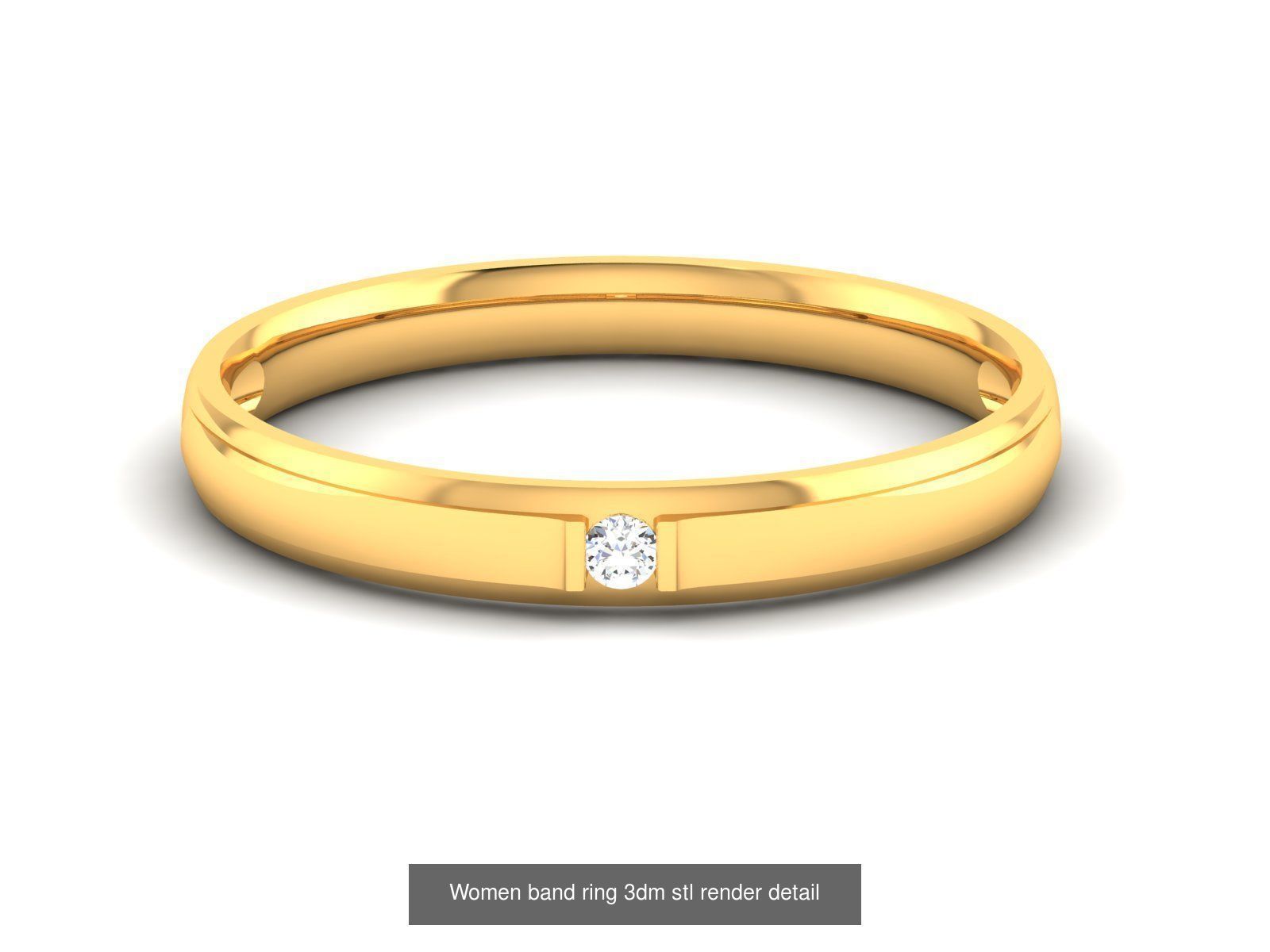 76 Light wt Bands Rings 3dm stl redders details 3D Model Collection_64