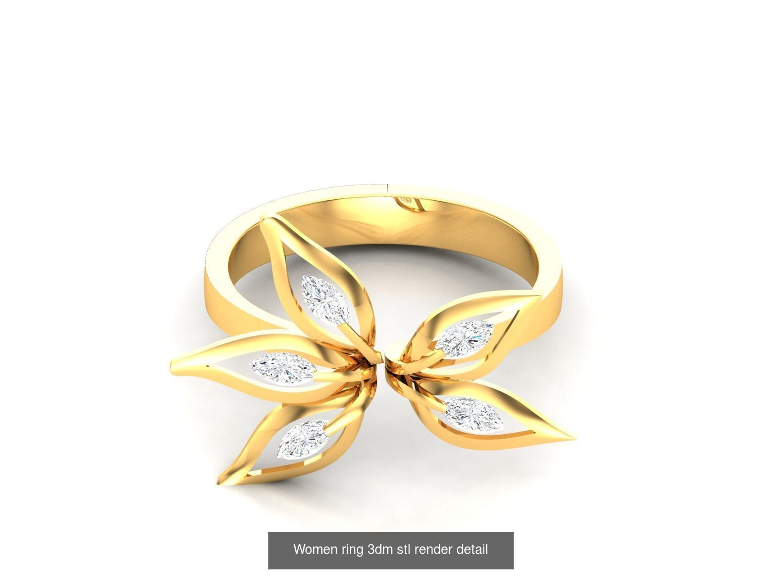 76 Light wt Bands Rings 3dm stl redders details 3D Model Collection_24