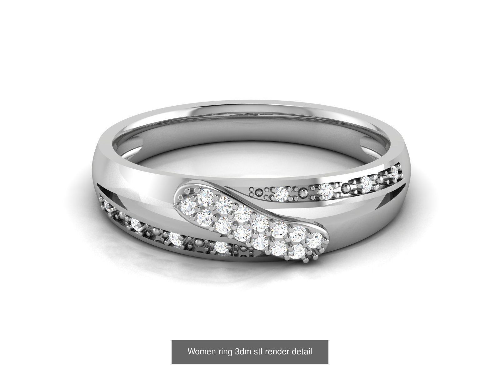 76 Light wt Bands Rings 3dm stl redders details 3D Model Collection_69