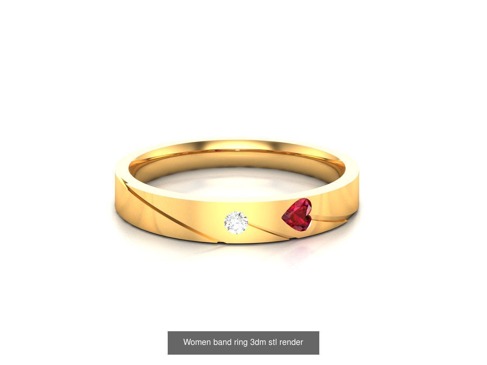 76 Light wt Bands Rings 3dm stl redders details 3D Model Collection_50