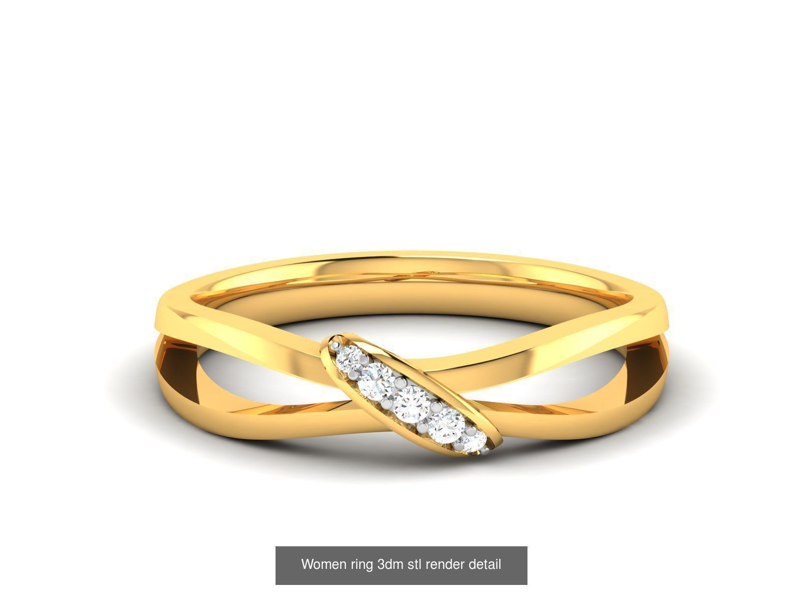 76 Light wt Bands Rings 3dm stl redders details 3D Model Collection_53