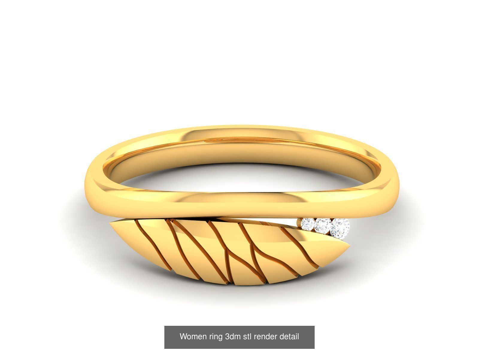 76 Light wt Bands Rings 3dm stl redders details 3D Model Collection_76