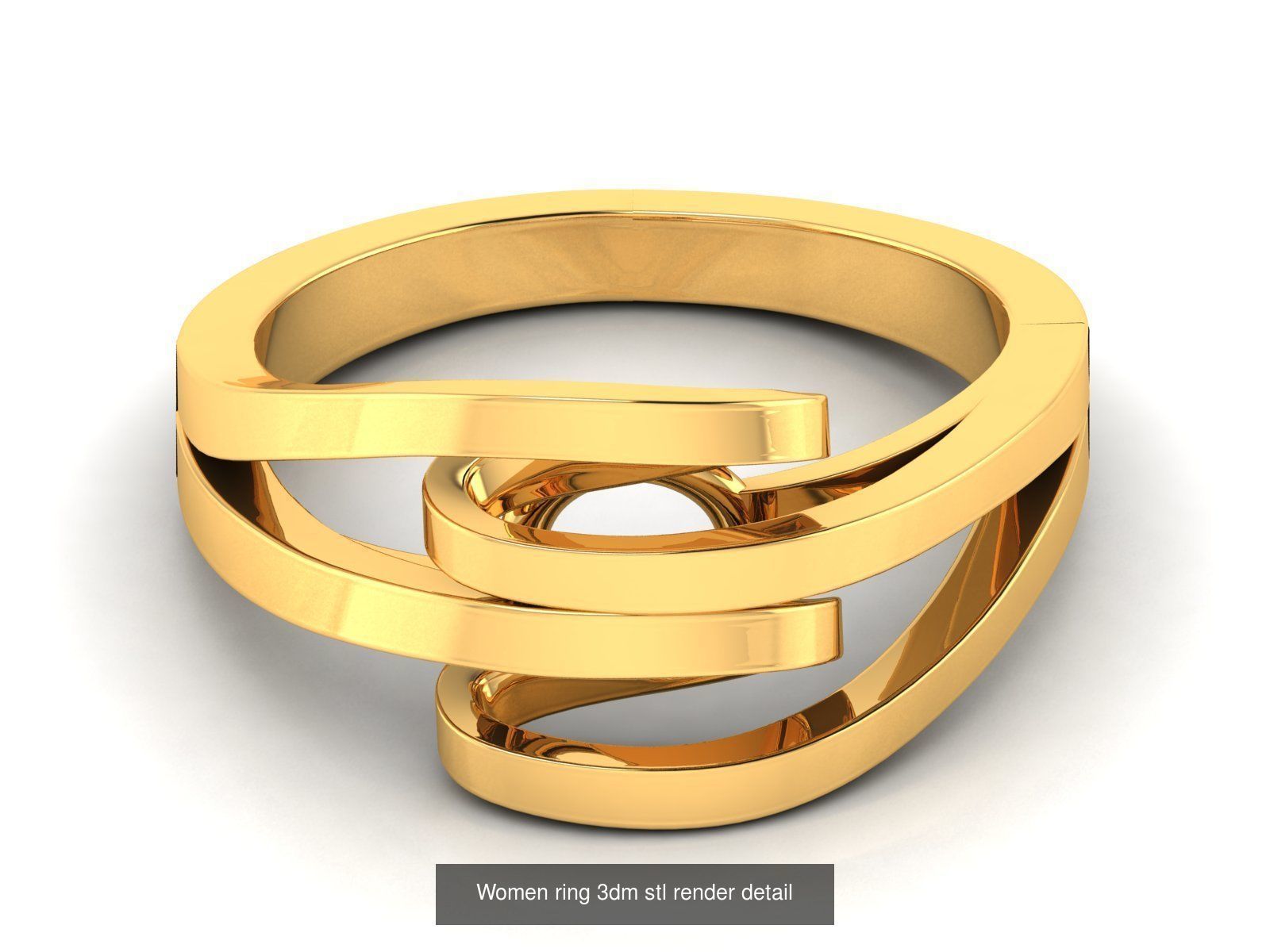 76 Light wt Bands Rings 3dm stl redders details 3D Model Collection_34