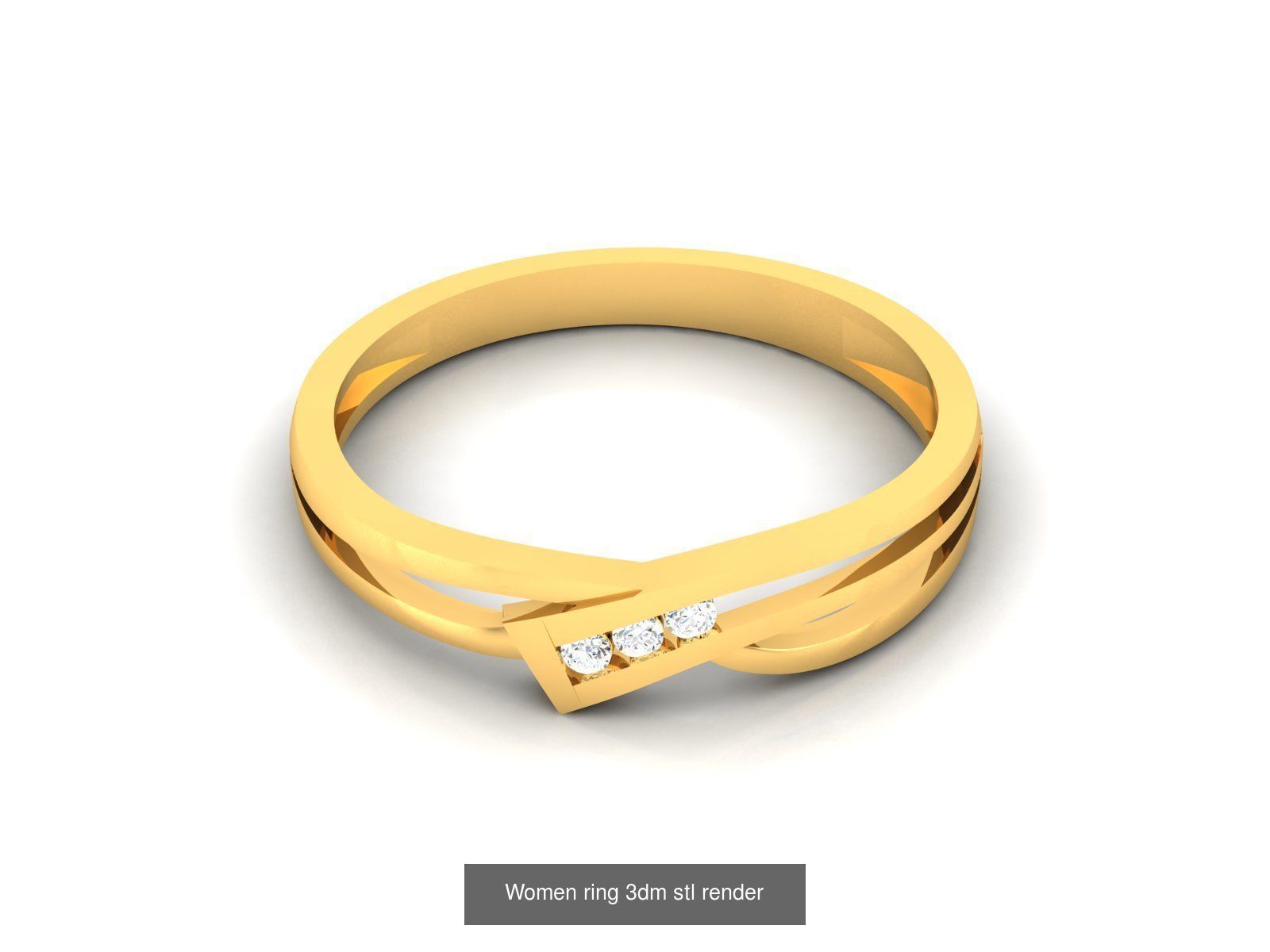 76 Light wt Bands Rings 3dm stl redders details 3D Model Collection_17