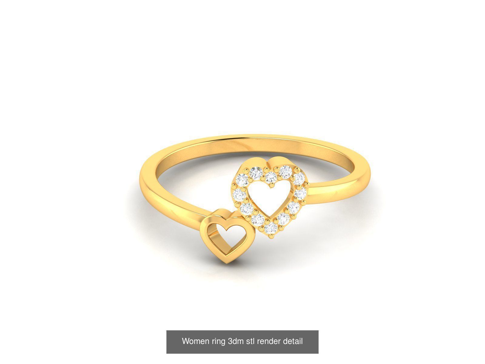 76 Light wt Bands Rings 3dm stl redders details 3D Model Collection_60