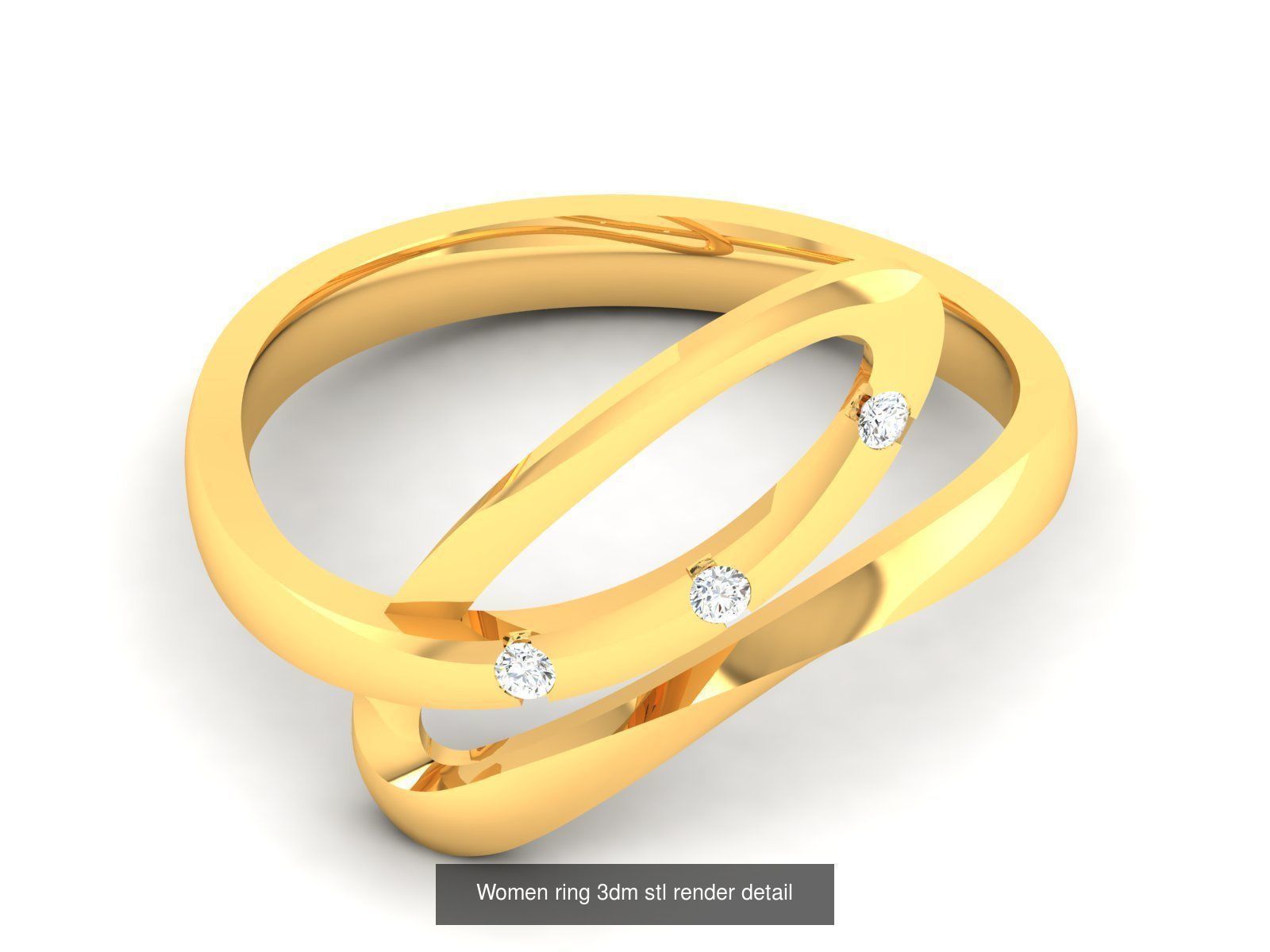 76 Light wt Bands Rings 3dm stl redders details 3D Model Collection_45