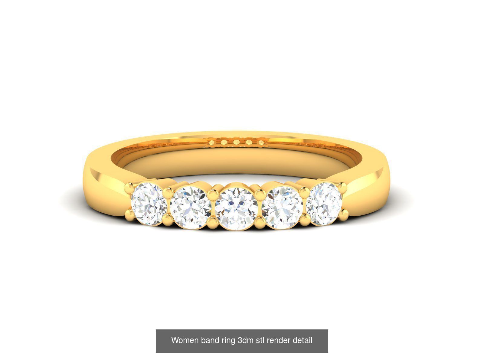 76 Light wt Bands Rings 3dm stl redders details 3D Model Collection_55