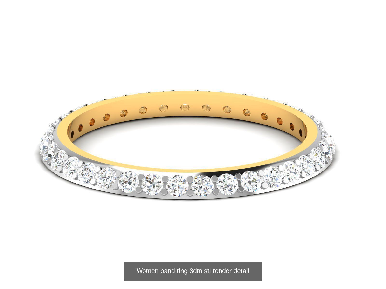 76 Light wt Bands Rings 3dm stl redders details 3D Model Collection_44