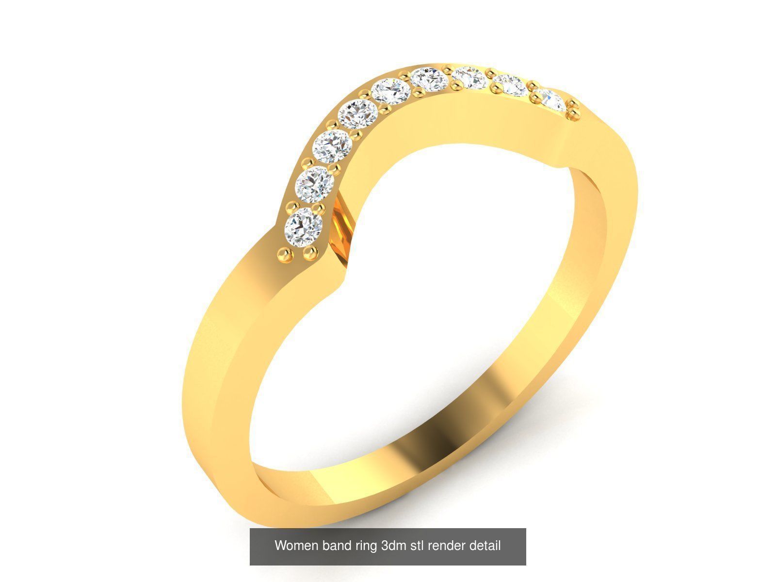 76 Light wt Bands Rings 3dm stl redders details 3D Model Collection_62