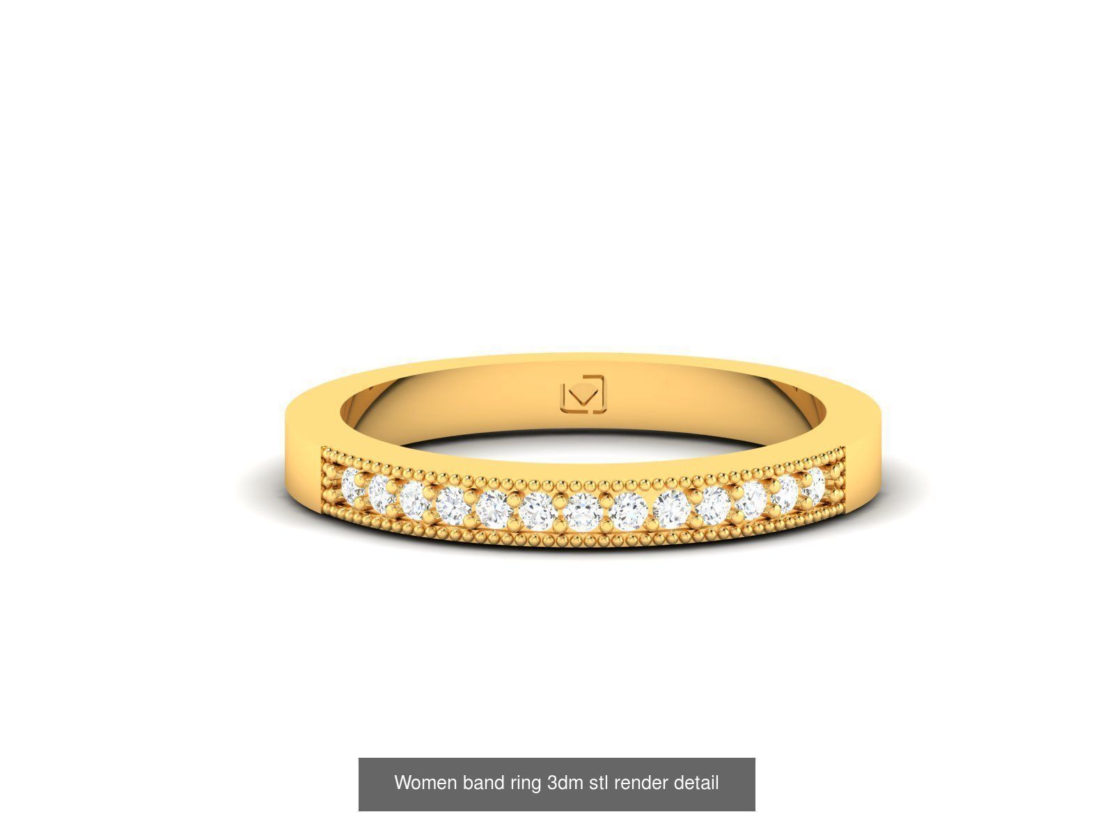 76 Light wt Bands Rings 3dm stl redders details 3D Model Collection_14