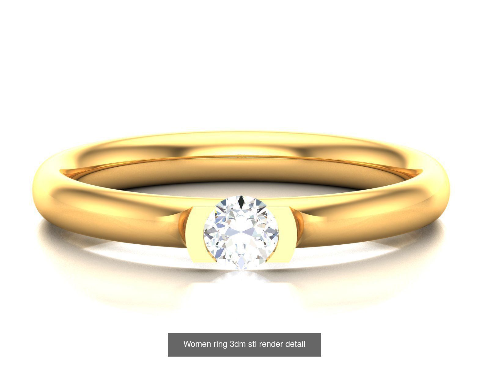 76 Light wt Bands Rings 3dm stl redders details 3D Model Collection_38