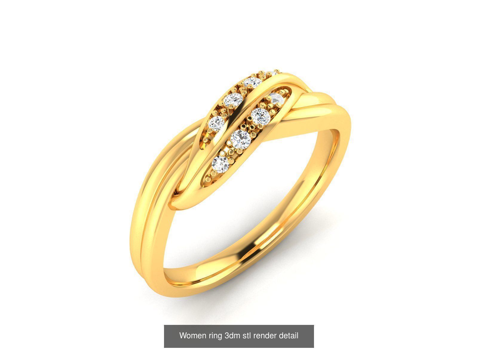 76 Light wt Bands Rings 3dm stl redders details 3D Model Collection_21