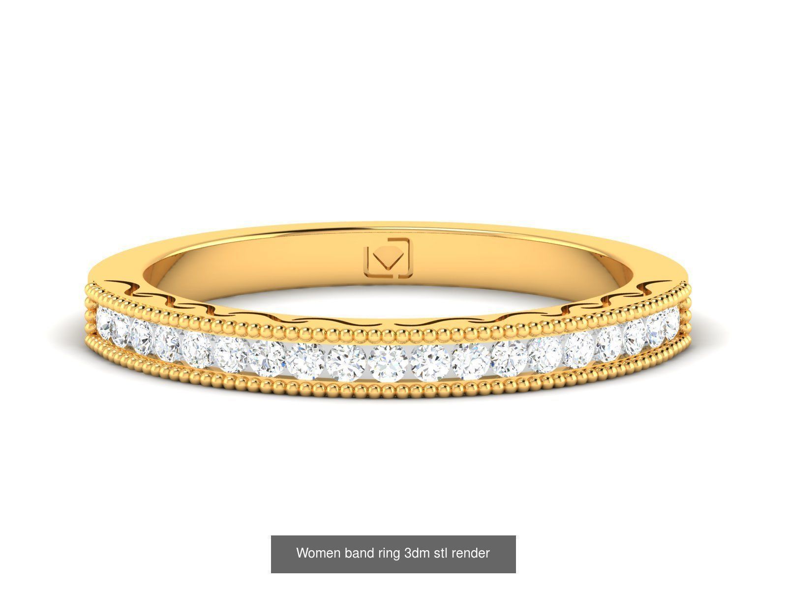 76 Light wt Bands Rings 3dm stl redders details 3D Model Collection_57