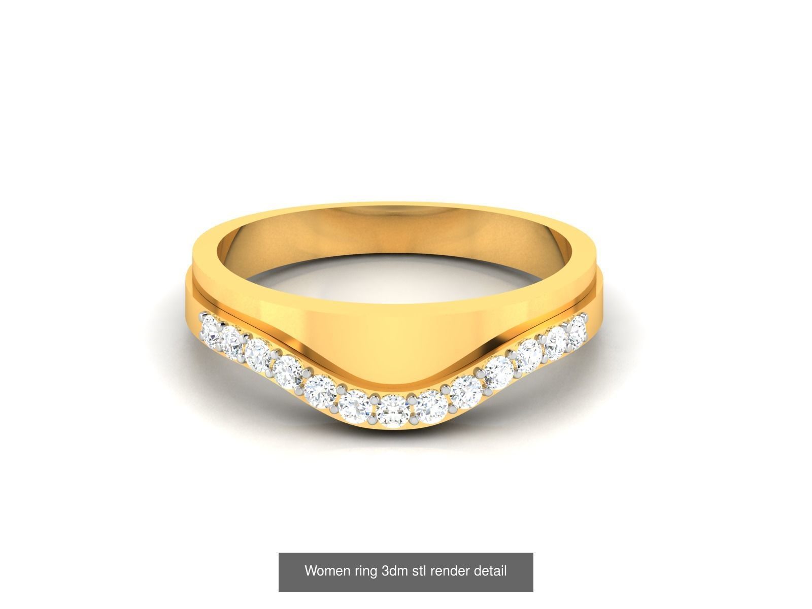 76 Light wt Bands Rings 3dm stl redders details 3D Model Collection_49