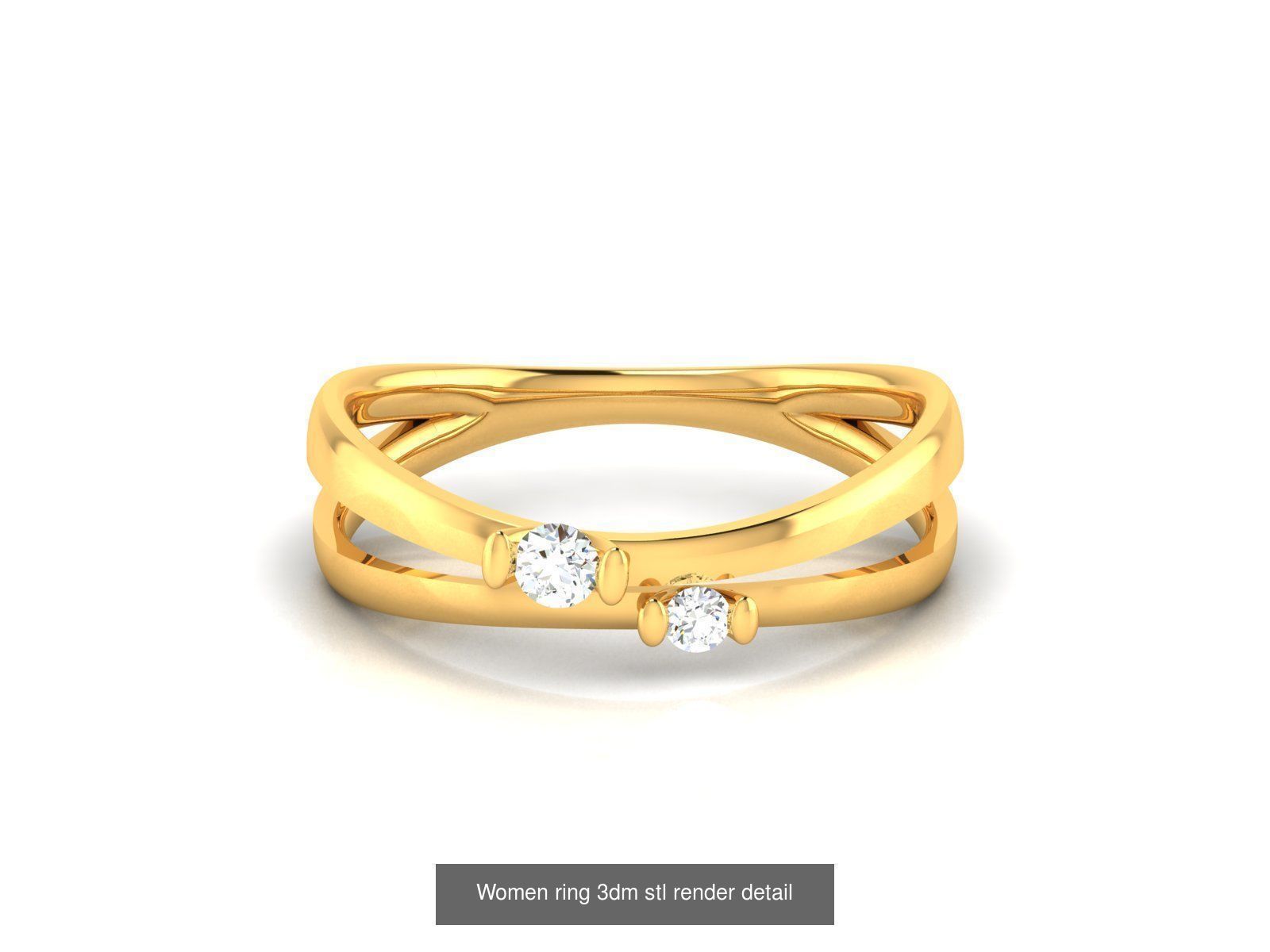 76 Light wt Bands Rings 3dm stl redders details 3D Model Collection_19