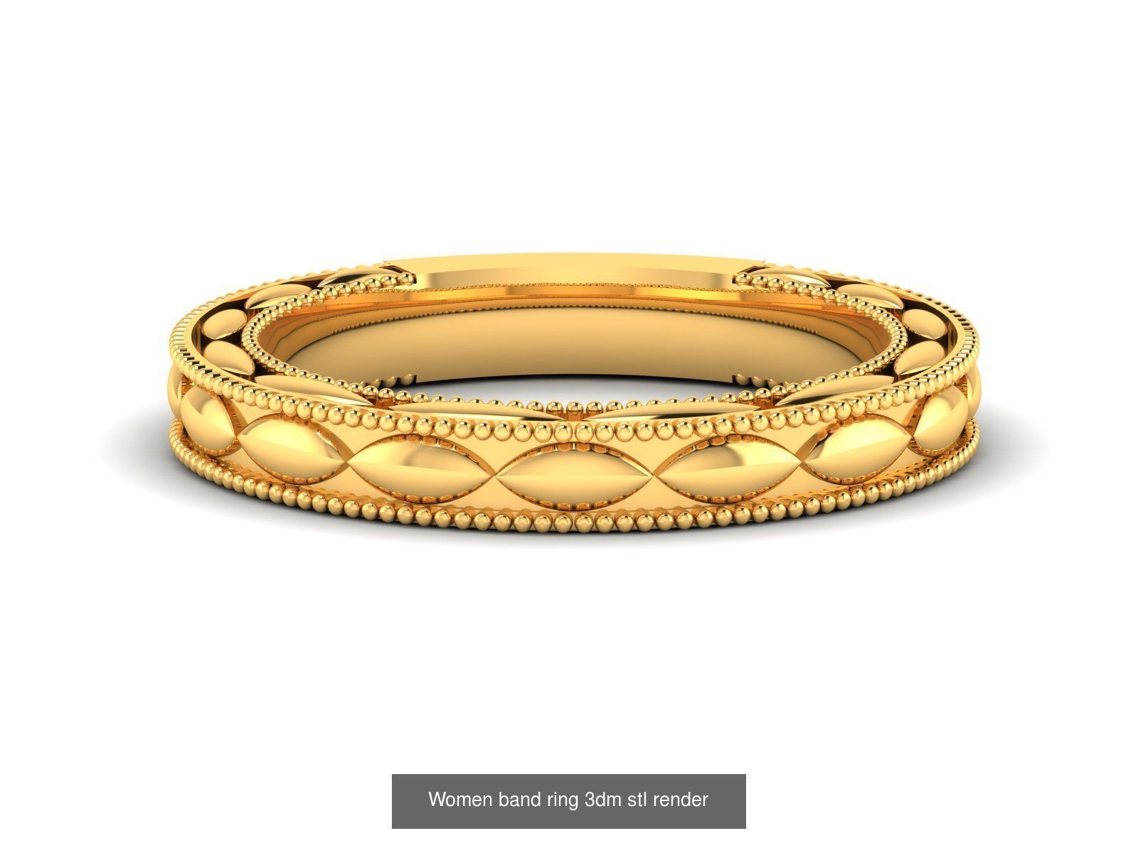 76 Light wt Bands Rings 3dm stl redders details 3D Model Collection_71