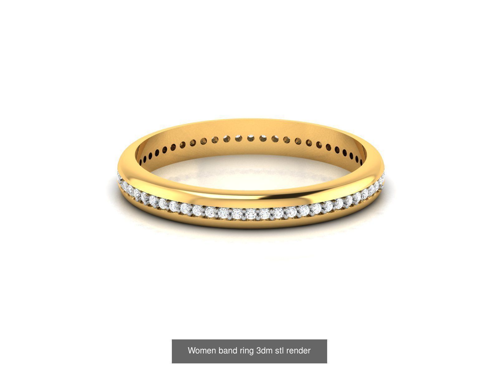 76 Light wt Bands Rings 3dm stl redders details 3D Model Collection_33