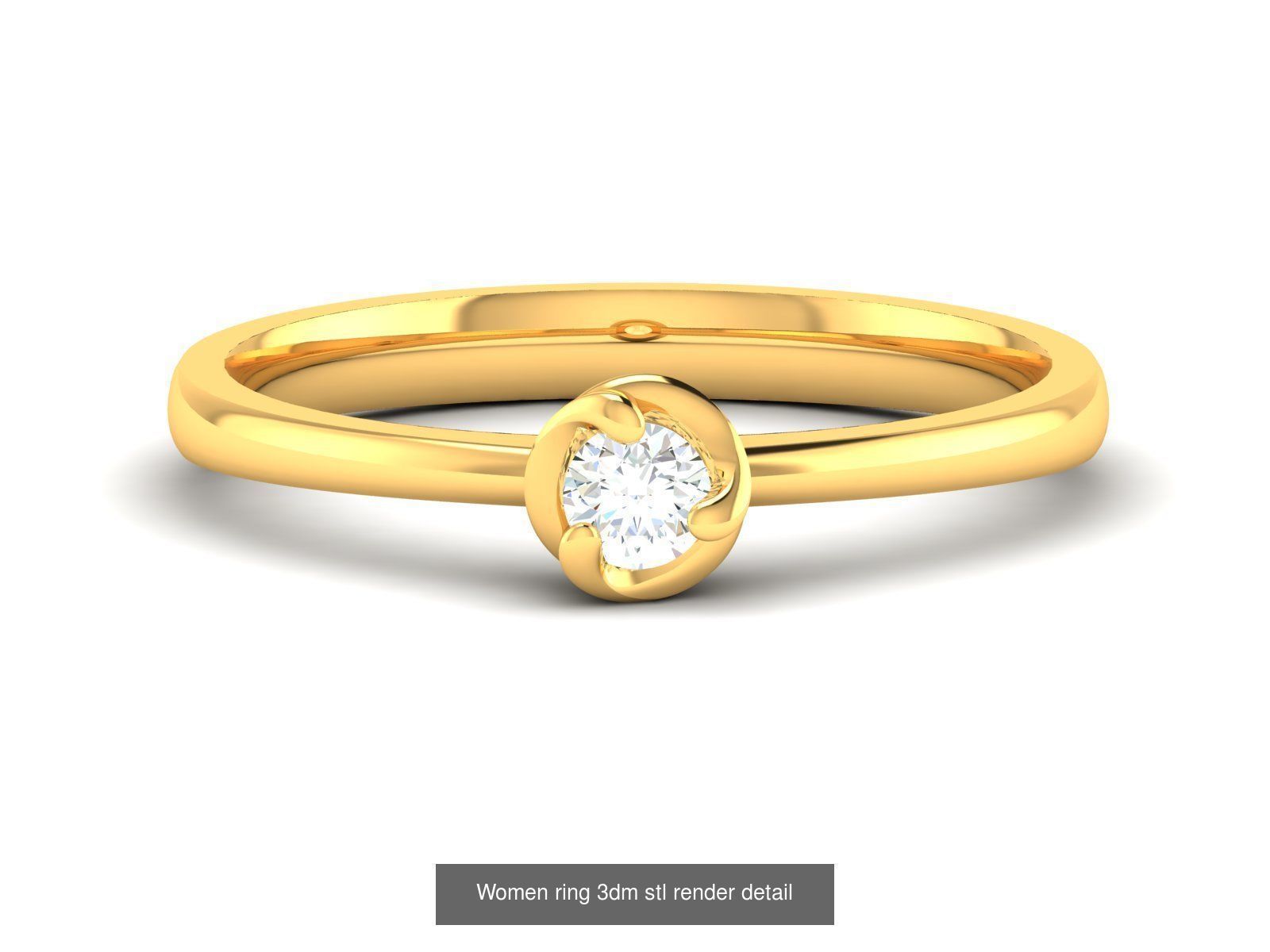 76 Light wt Bands Rings 3dm stl redders details 3D Model Collection_54