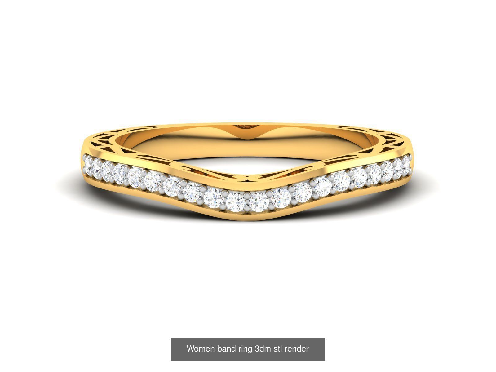 76 Light wt Bands Rings 3dm stl redders details 3D Model Collection_82