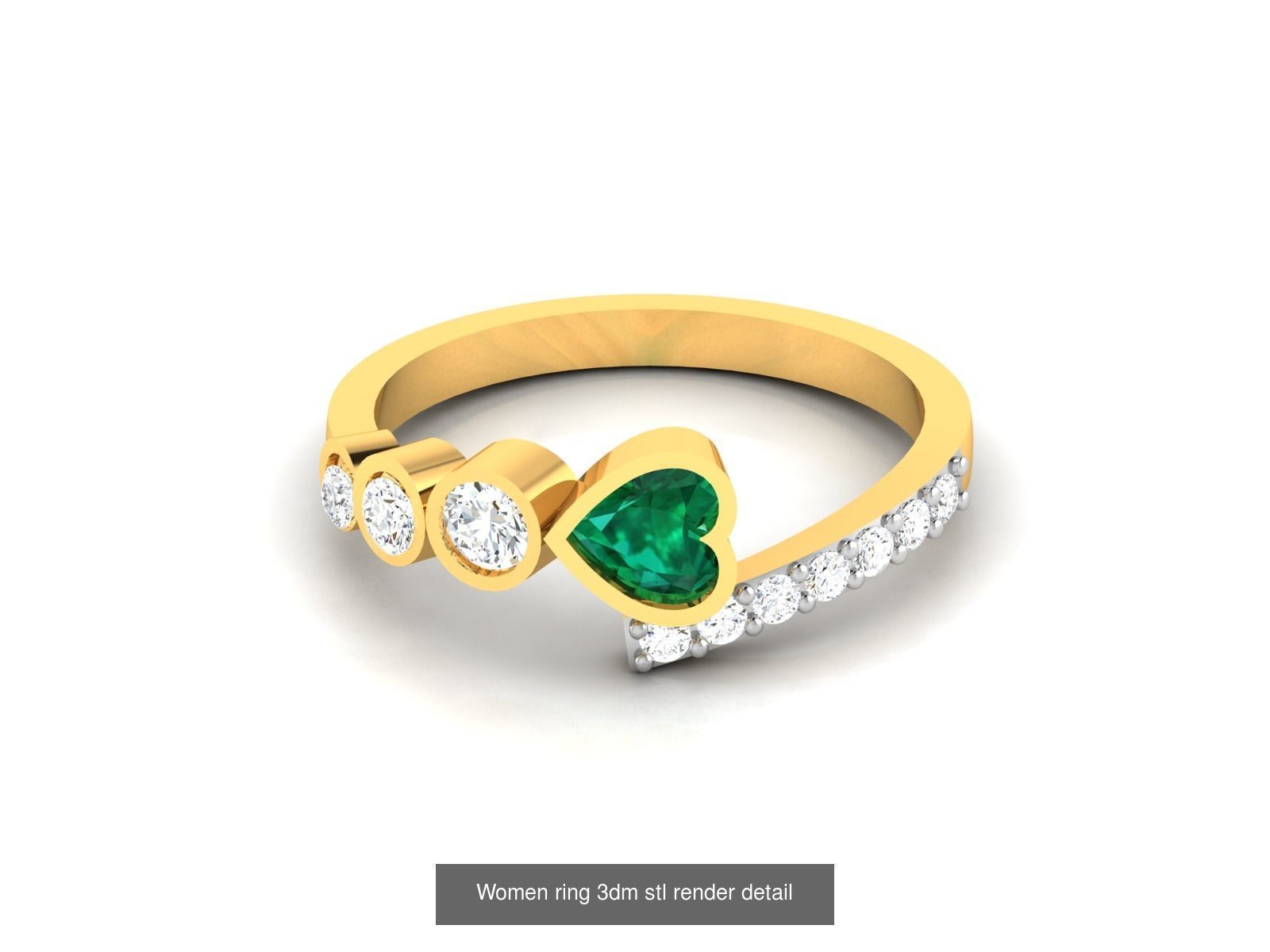 76 Light wt Bands Rings 3dm stl redders details 3D Model Collection_23