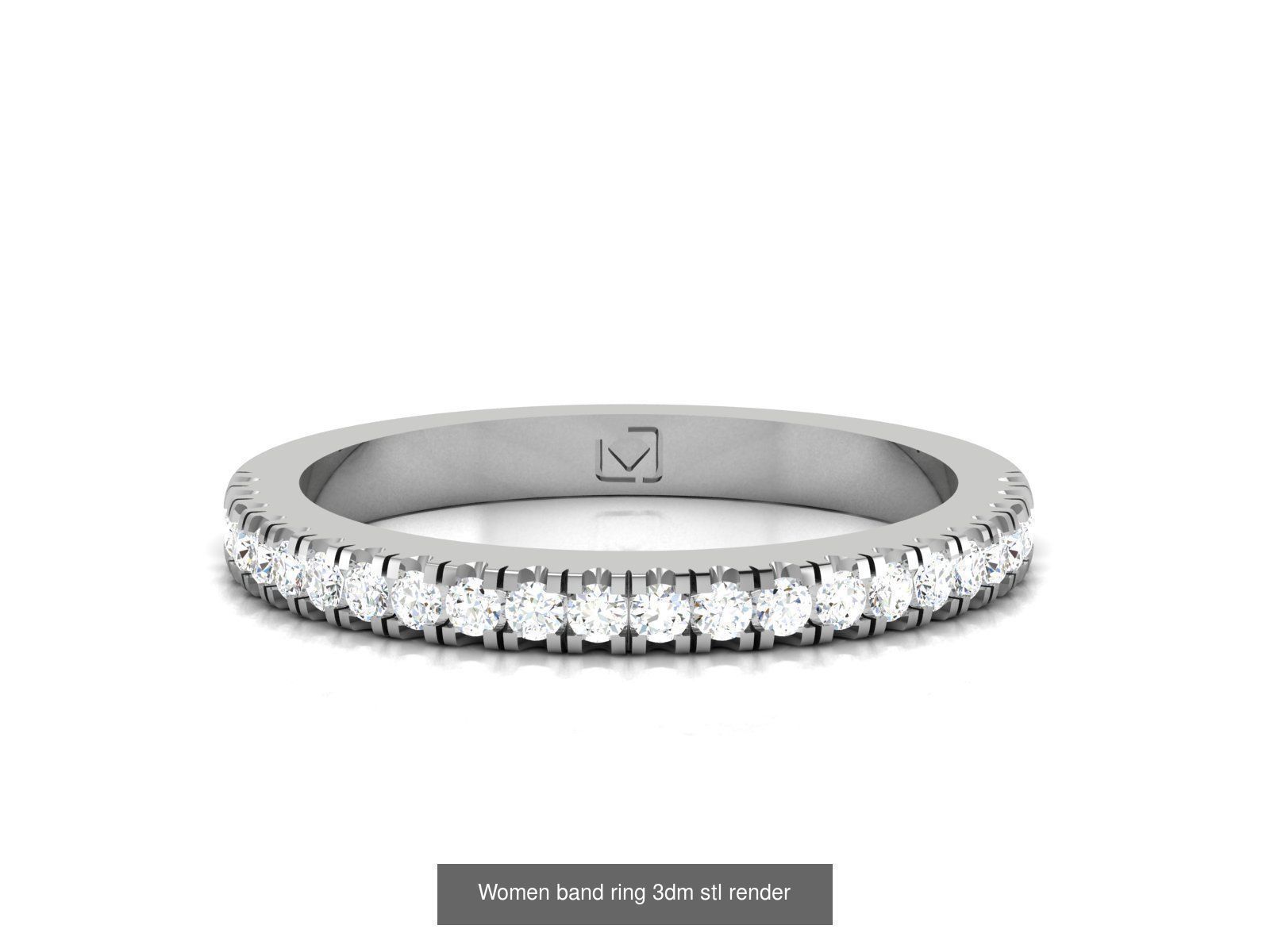 76 Light wt Bands Rings 3dm stl redders details 3D Model Collection_11