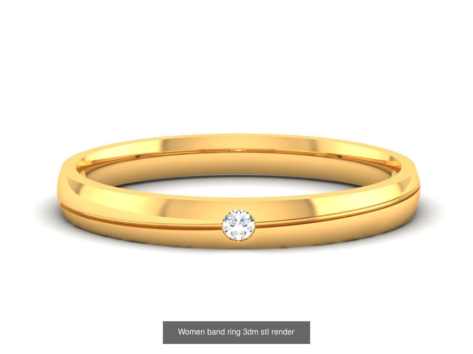 76 Light wt Bands Rings 3dm stl redders details 3D Model Collection_67