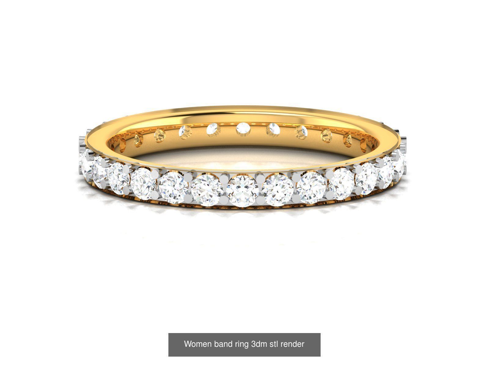 76 Light wt Bands Rings 3dm stl redders details 3D Model Collection_77